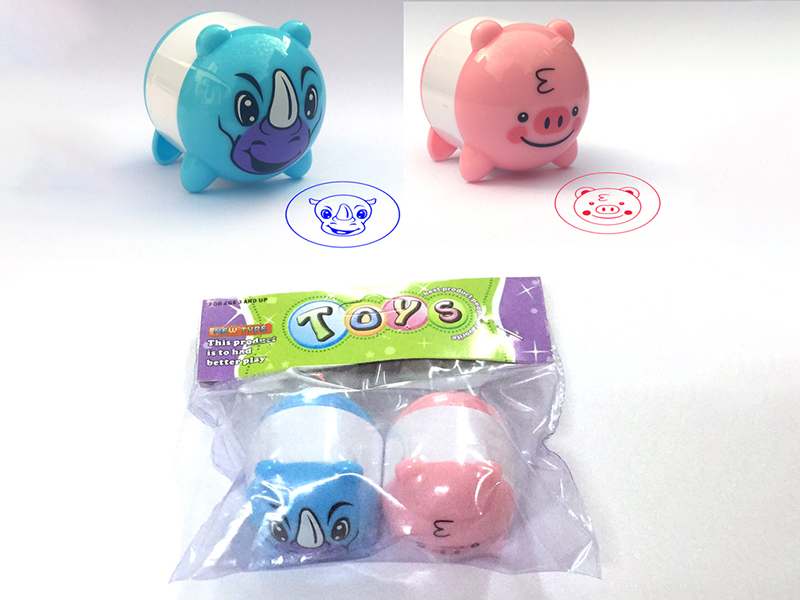 Cartoon Animal Stamper Toys 2pcs