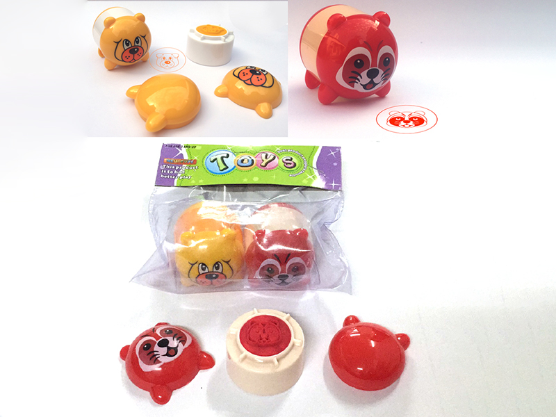 Cartoon Animal Stamper Toys 2pcs