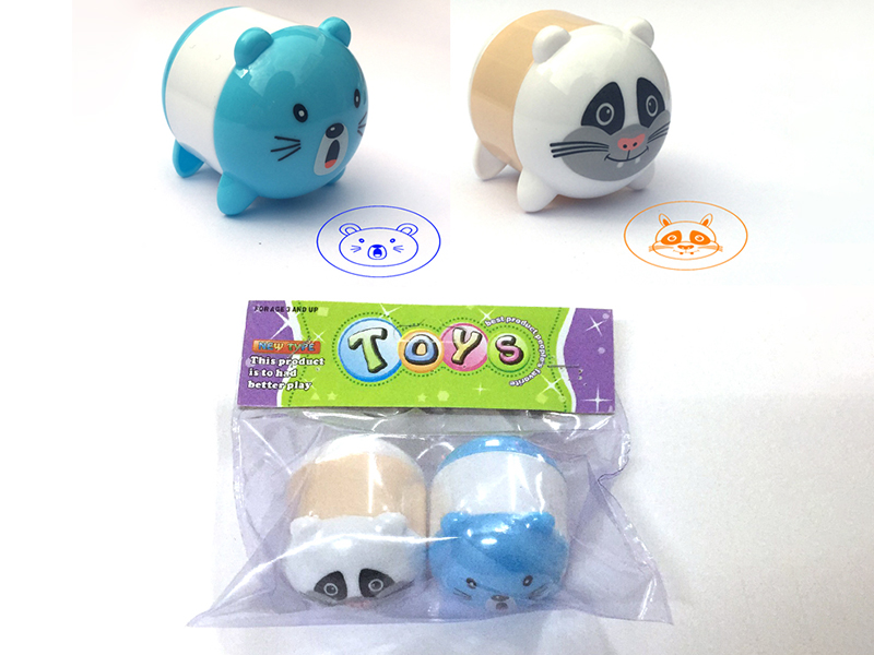 Cartoon Animal Stamper Toys 2pcs
