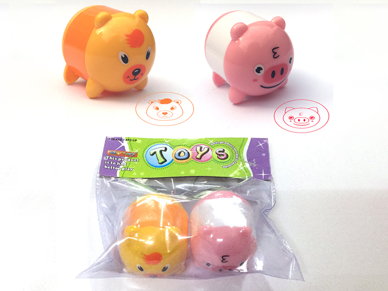 Cartoon Animal Stamper Toys 2pcs