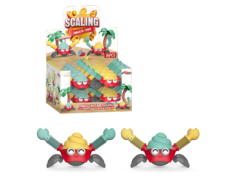 Friction Crab POP Telescopic Tubes 16pcs