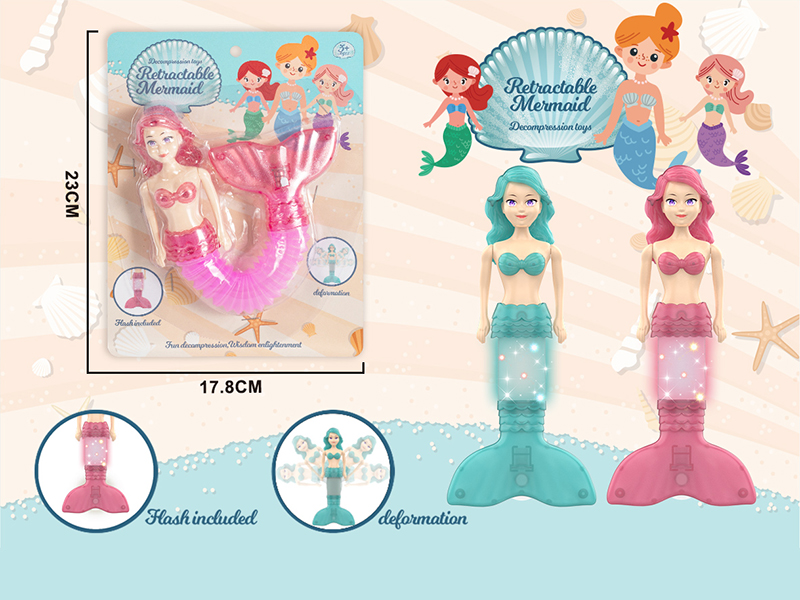 Mermaid POP Telescopic Tubes With Lights