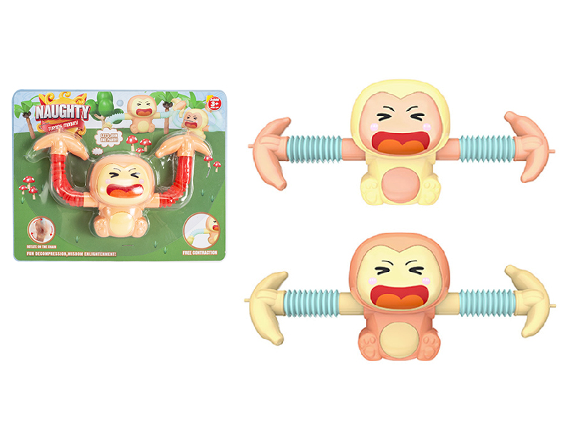 Turning Monkey POP Telescopic Tubes With Lights