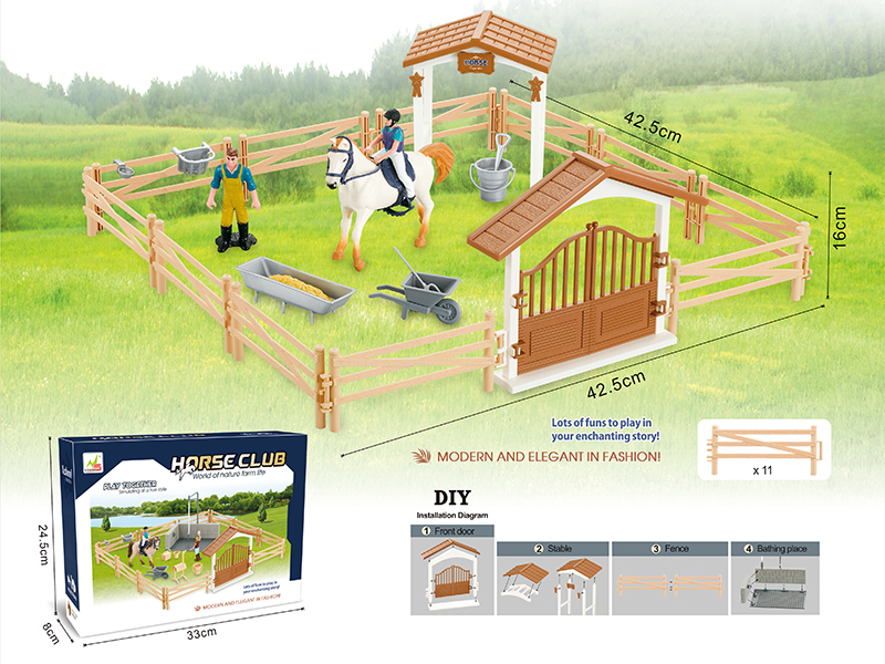 Horse Ranch Scene Toys