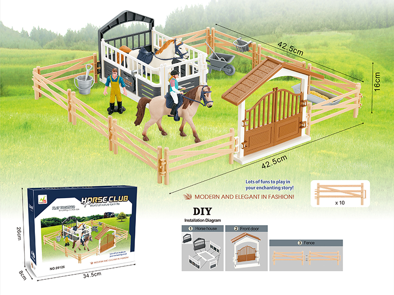 Horse Ranch Scene Toys