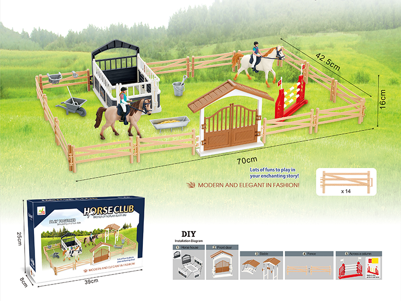 Horse Ranch Scene Toys