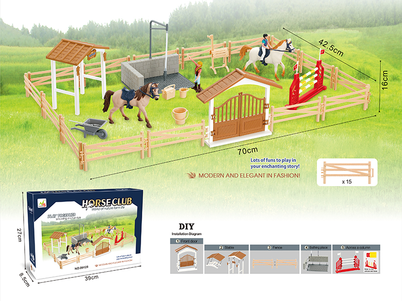 Horse Ranch Scene Toys