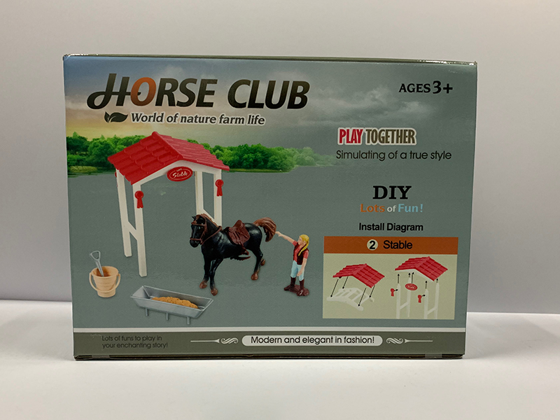Horse Stable Scene Toys