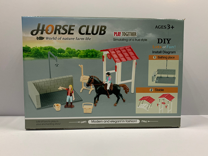 Horse Washing Scene Toys