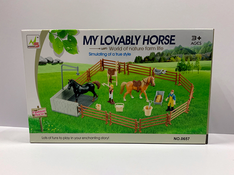 Horse Washing Scene Toys
