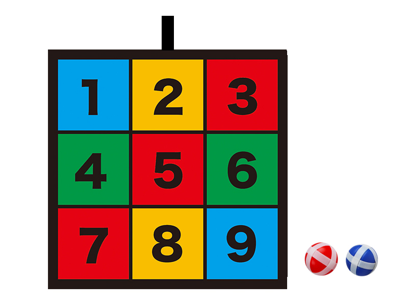 25CM Nine Palace Grid Target