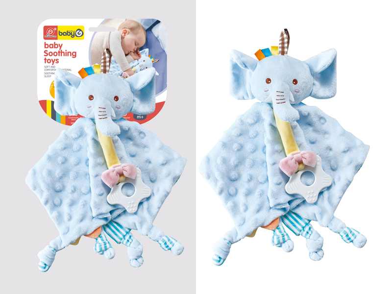 Elephant Baby Comfort Scarf (Blue)