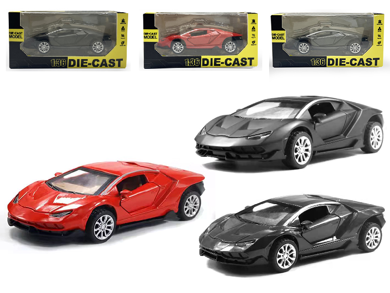 1:36 Pull Back Alloy Lamborghini(With Light And Music)