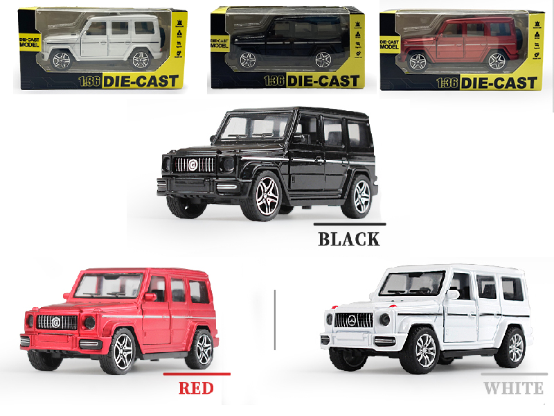 1:36 Pull Back Alloy Benz G-Class Car(With Light And Music)