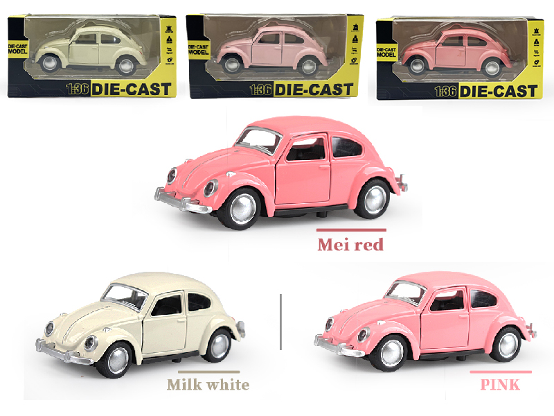 1:36 Pull Back Beatles Alloy Car(With Light And Music)