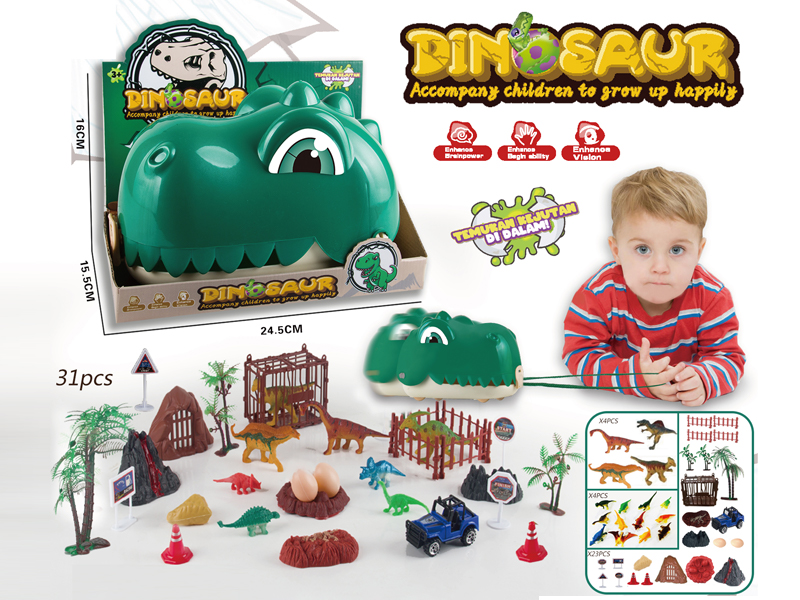 Dragging Dinosaur Head Storage Box