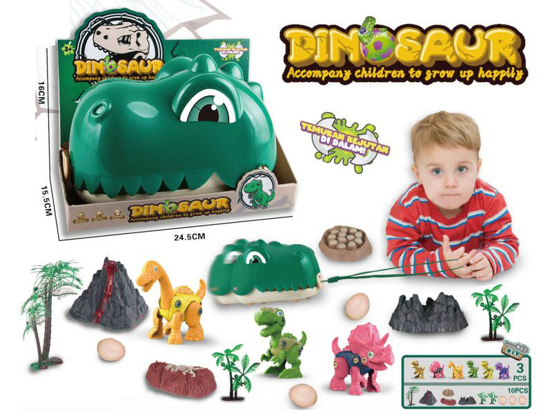 Dragging Dinosaur Head Storage Box