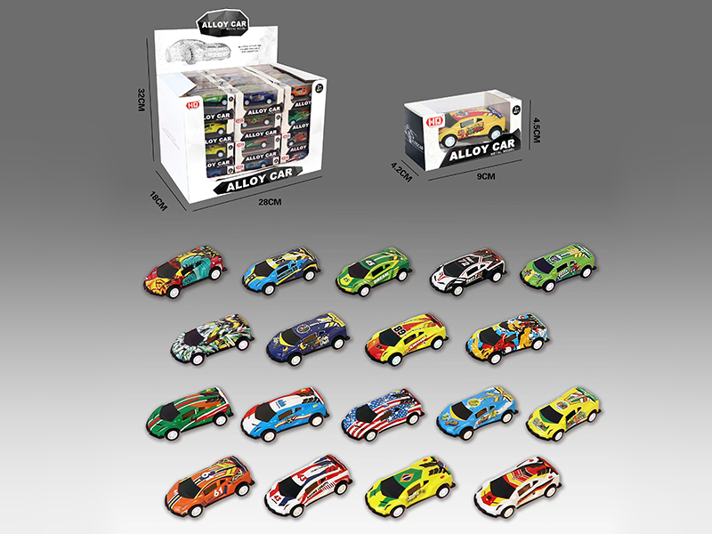 Pull Back Alloy Car 48pcs