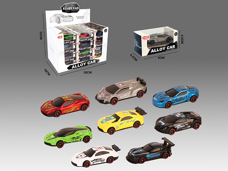 Pull Back Alloy Car 48pcs