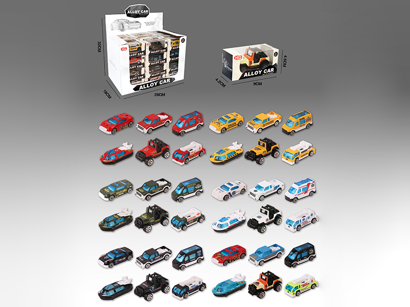 Pull Back Alloy Car 48pcs