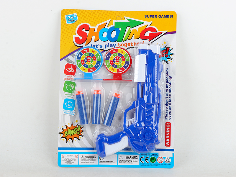 Soft Bullet Table Tennis Gun Set