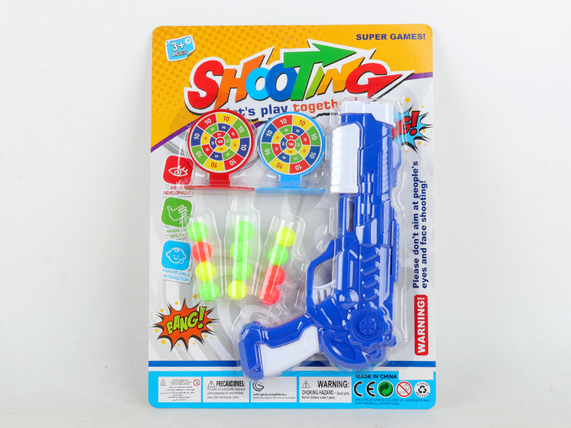 Soft Bullet Table Tennis Gun Set