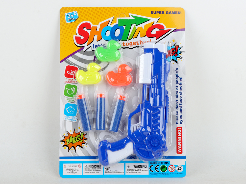 Soft Bullet Table Tennis Gun Set