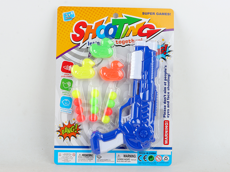 Soft Bullet Table Tennis Gun Set