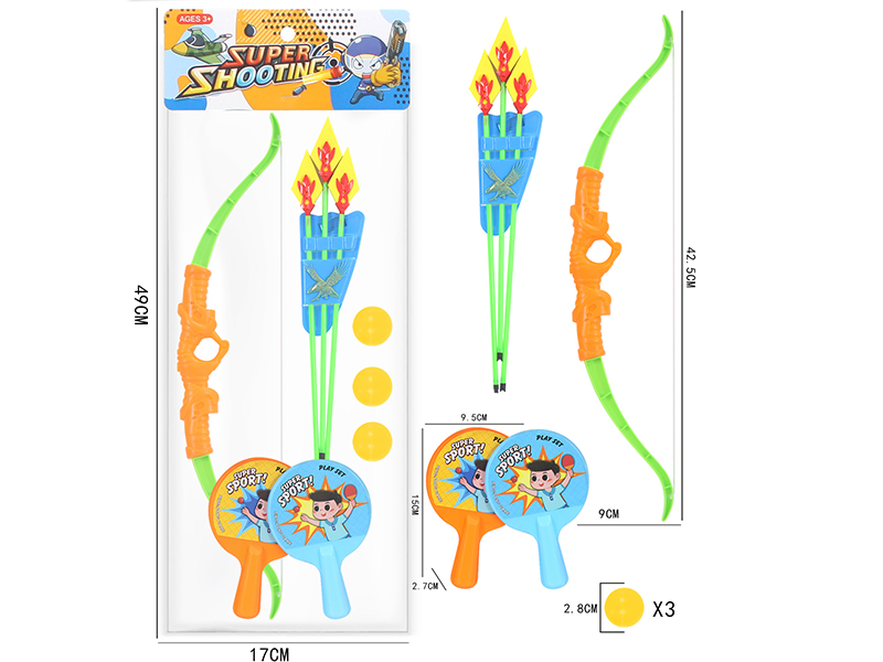 Bow And Arrow + Table Tennis Racket