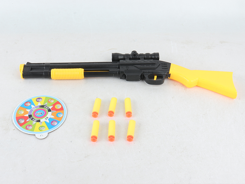 EVA Suction Cup Soft Bullet With Target