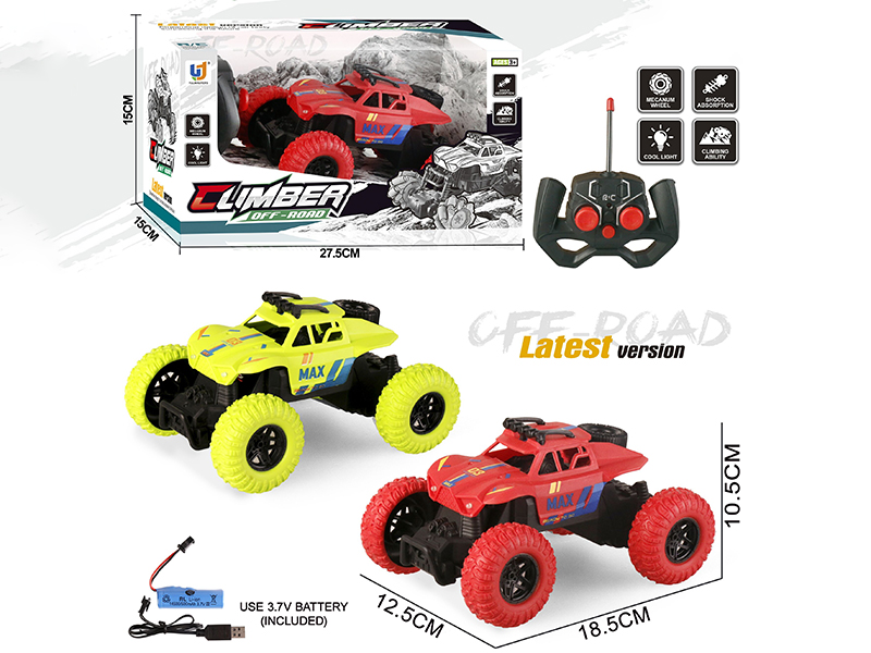 1:20 27Mhz 4-Channel Remote Control Climbing Off-Road Vehicle With Light