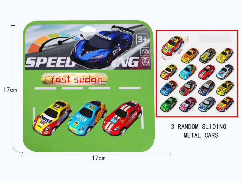 Slide Metal Speed Sedan Truck