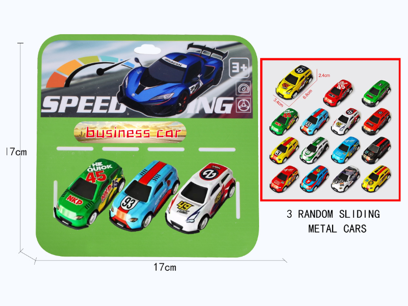 Slide Metal Speed Business Vehicle