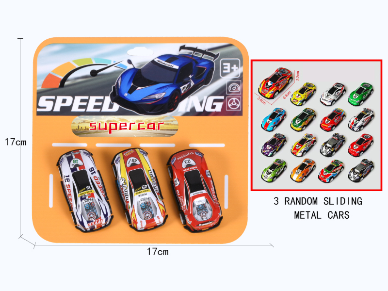 Slide Metal Speed Supercar