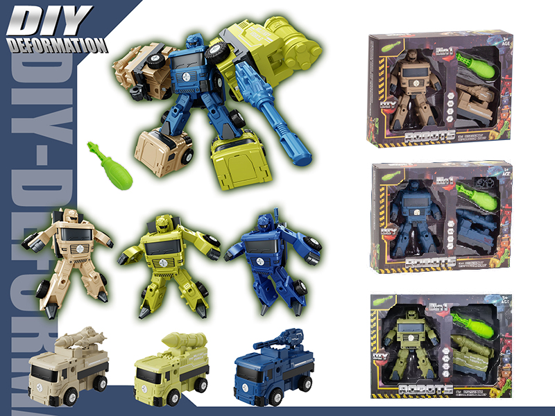 DIY Deformation Military Truck