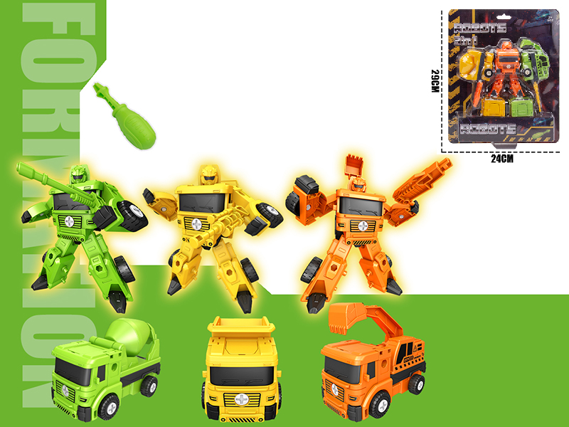 DIY Assembly Deformation Engineering Truck 3 In 1