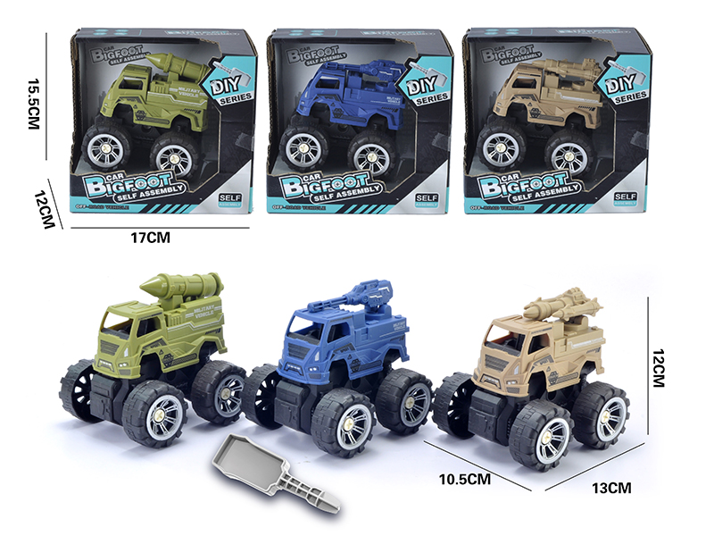 DIY Assembly Off-Road Military Truck