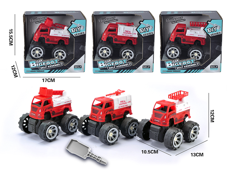 DIY Assembly Off-Road Fire Engine