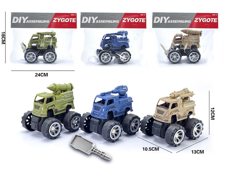 DIY Assembly Off-Road Military Truck