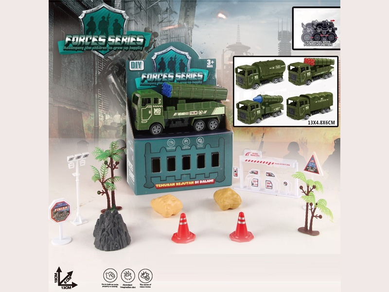 Pull Back Military Vehicles