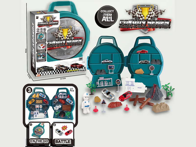 27PCS Slide Racing Vehicle Box