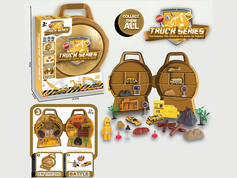 27PCS Slide Engineering Vehicle Box