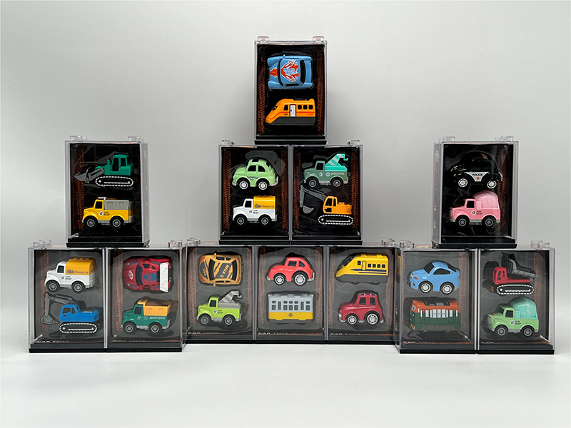 Large Size Pull Back Alloy Cars 2pcs