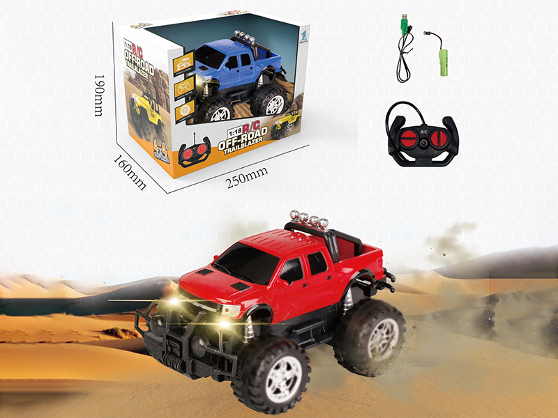1:18 4-Channel Remote Control Ford Pickup Off-Road Vehicle (With Light)