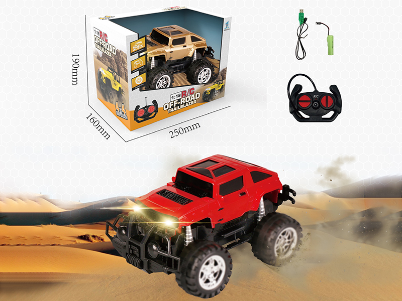 1:18 4-Channel Remote Control Hummer H3 Off-Road Vehicle (With Light)