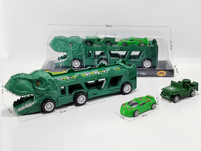 Slide Dinosaur Trailer+Slide Military Vehicles