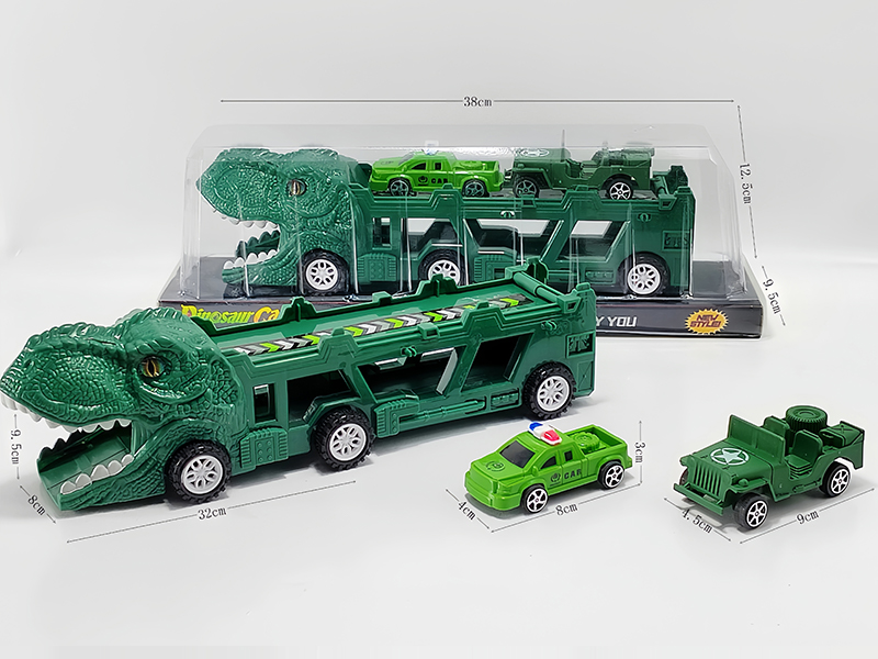 Slide Dinosaur Trailer+Slide Military Vehicles
