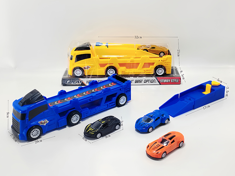 Slide Tow Truck+Catapult+1PCS Slide Vehicle