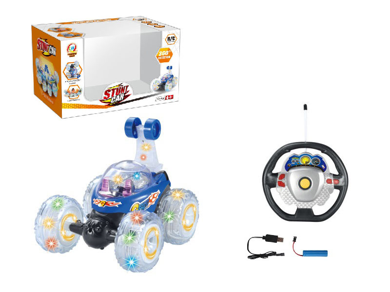 5-Channel Remote Control Stunt Car(With Light And Music)