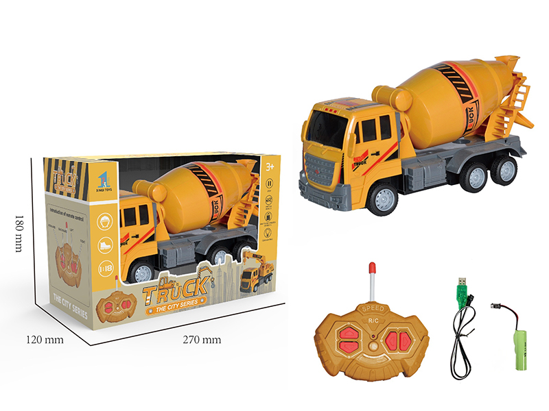 4-Channel Remote Control Engineering Truck With Light